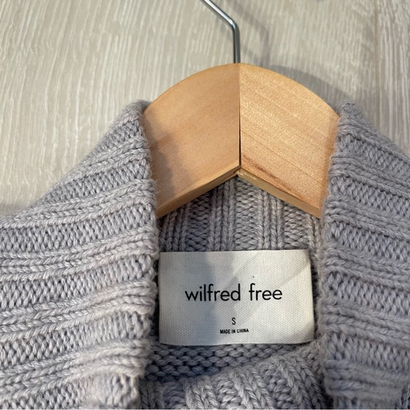 Aritzia Wilfred Free Harper Sweater Gray size Small - Picture 10 of 14